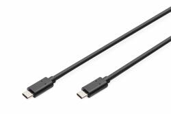 ASSMANN USB Type-C connection cable, type C to C M/M, 1.0m, 3A, 480MB, 2.0, bl (DB-300138-010-S)