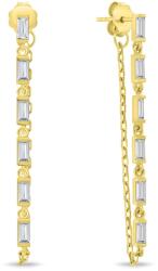 Brilio Silver Cercei eleganți placați cu aur cu zirconi EA833Y