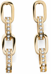 CRYSTalp Trendy cercei placati cu aur cu cristale Touch Link 40524. EG