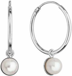 Evolution Group Cercei cercuri eleganți din argint cu perle de râu 21065.1