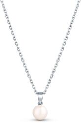 JwL Luxury Pearls Colier delicat de argint cu perlă autentică JL0835 (lănțișor, pandantiv)
