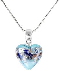 Lampglas Colier fermecător Ice Heart cu argint pur în perlă Lampglas NLH29