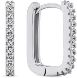 Brilio Silver Cercei moderni din argint cu pietre de zircon EA637W