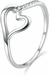 MOISS Inel fermecător din argint cu zirconii Inima R00019 60 mm