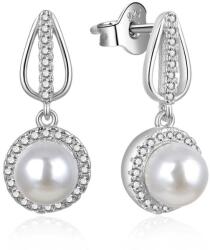 MOISS Cercei fermecători din argint cu perle și zirconi E0003119