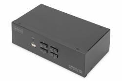 ASSMANN Desktop 4 Port HDMI KVM Switch 4k@30Hz, DualView (DS-12883)