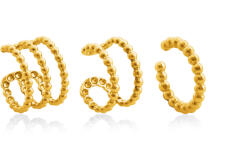 Troli Set de cercei placați cu aur la modă VAAJDE2023282G