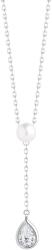 Preciosa Colier blând din argint cu perle adevărate Pure Pearl 5336 00