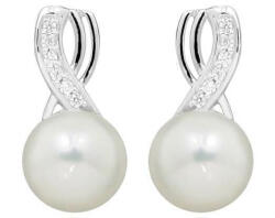 Silver Cat Cercei delicați cu perle și zirconi SC398