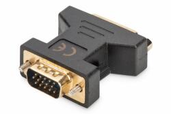 ASSMANN AK-320505-000-S adaptor mufă cablu DVI-I, (24+5), jack D-Sub Negru (AK-320505-000-S)