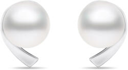 Brilio Silver Cercei minimaliști din argint cu perle autentice EA595W