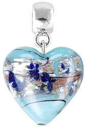 Lampglas Colier fermecător Ice Heart cu argint pur în perlă Lampglas S29