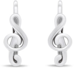Brilio Silver Cercei din argint in forma de cheia sol EA394W