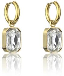 Marc Malone Cercei placați cu aur cu pietre transparente Royalty White Earrings MCE23153G