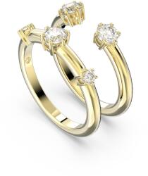Swarovski Set de două inele placate cu aur Constella 5640967 58 mm