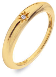 Hot Diamonds Inel delicat aurit cu diamant Jac Jossa Soul DR227 54 mm