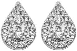 Hot Diamonds Cercei eleganți din argint cu diamante și topaz Glimmer DE736