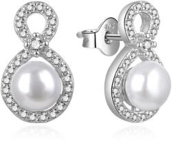 MOISS Cercei minunați din argint cu perle și zircon E0003120