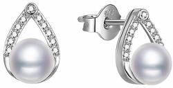 MOISS Cercei minunați din argint cu perle și zircon EP000179