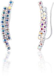 JwL Luxury Pearls Cercei strălucitori longitudinali cu cristale JL0741