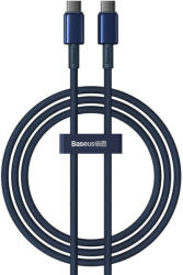 Baseus Cable USB-C to USB-C Baseus Tungsten Gold, 100W, 1m (blue) (P10319800321-03) - scom