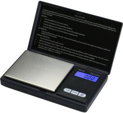 Weight Care Ékszermérleg, minimum 0, 01 g, maximum 100 g, digitális LCD kijelző, professzionális, fekete (cantar_bijuterii_100g)