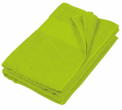 Kariban Uniszex törölköző Kariban KA113 Bath Towel -70X140, Lime