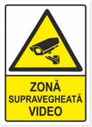  Indicator Zona supravegheata video, 148x210mm IAA5ZSV