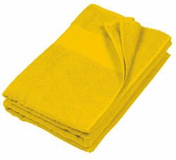 Kariban Uniszex törölköző Kariban KA112 Hand Towel -50X100, True Yellow