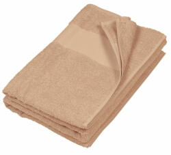 Kariban Uniszex törölköző Kariban KA112 Hand Towel -50X100, Mastic