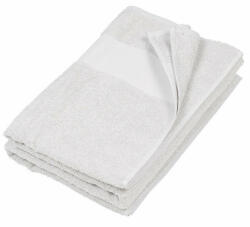 Kariban Uniszex törölköző Kariban KA111 Beach Towel -100X150, White