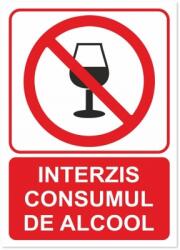  Indicator Interzis consumul de alcool, 148x210mm IIA5ICA