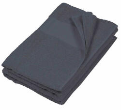 Kariban Uniszex törölköző Kariban KA111 Beach Towel -100X150, Dark Grey