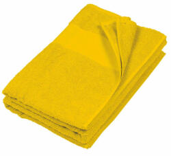 Kariban Uniszex törölköző Kariban KA113 Bath Towel -70X140, True Yellow