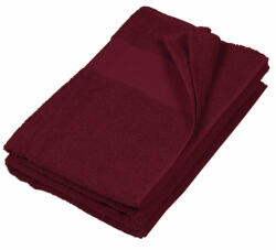 Kariban Uniszex törölköző Kariban KA113 Bath Towel -70X140, Bordeaux