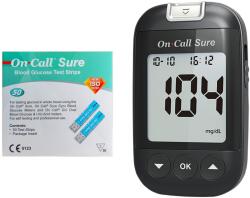 On Call Introlife ON CALL SURE vércukorszint mérő készlet + ON CALL SURE vércukorszint teszt, 50 darab (INLG12510U)