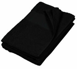 Kariban Uniszex törölköző Kariban KA111 Beach Towel -100X150, Black