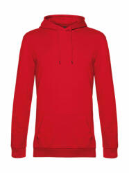 B&C Collection Férfi kapucnis hosszú ujjú pulóver B and C #Hoodie French Terry 2XL, Piros