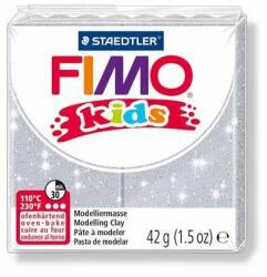 FIMO Argilă FIMO "Kids" 42g argintie cu sclipici arzând (8030 812) (8030 812)