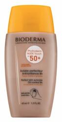 BIODERMA Photoderm Nude Touch Perfect Skin SPF 50+ Golden Colour loțiune de protecție solară pentru piele normală / combinată 40 ml