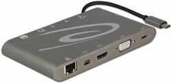 Delock Docking station USB 3.1 tip C 4K (Gigabit, Mini DP, HDMI, VGA, USB 3.0, jack audio, micro SD/SD slot), Delock 87297 (dl87297) (87297)