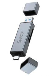 Spacer Card Reader Spacer SPCR-TYPEC-USB-01, Gray (SPCR-TYPEC-USB-01)