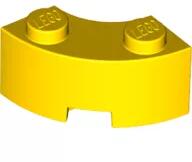 LEGO® 85080c3 - LEGO sárga kocka 2 x 2 méretű, íves sarok megerősített alj (macaroni) (85080c3)