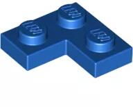 LEGO® 2420c7 - LEGO kék lap 2 x 2 méretű, sarok (2420c7)