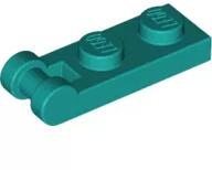 LEGO® 60478c39 - LEGO sötét türkiz lap 1 x 2 méretű fogantyúval a végén (60478c39)