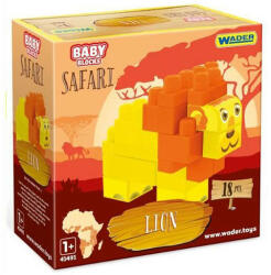 Wader Wader: Baby Blocks Safari cuburi de construcții - leu (41503)