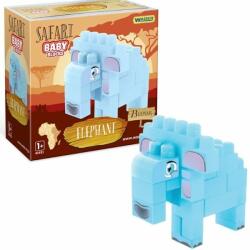Wader Wader: Baby Blocks Safari cuburi de construcții - elefant (41502)