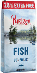 Purizon Purizon 12 kg + 2, 4 gratis! 14, 4 Hrană uscată câini - Pește