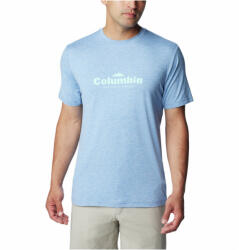 Columbia Kwick Hike Graphic SS Tee férfi póló XXL / világoskék