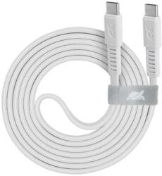 RIVACASE USB kábel, USB-C - USB-C, 1, 2 m, RIVACASE "PS6005", fehér (4260403579480)